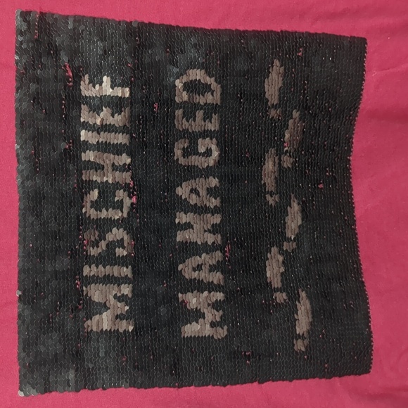 Harry Potter Junior Size XL Spangled Flip Scoop Neck Lightweight Sweatshirt - Picture 7 of 9